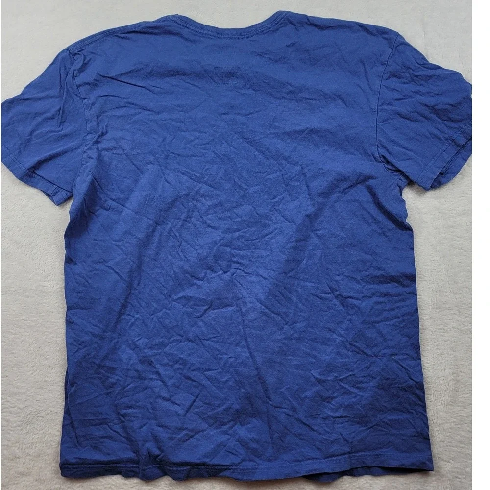 Polo Ralph Lauren Mens XL T-Shirt Blue Classic Fit Cotton Short Sleeve Pony Logo